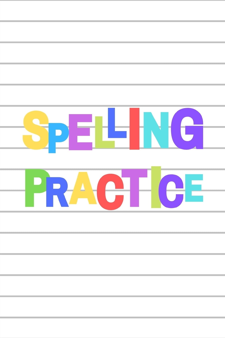 Spelling Practice Awesome Notebook / Journal for help with school