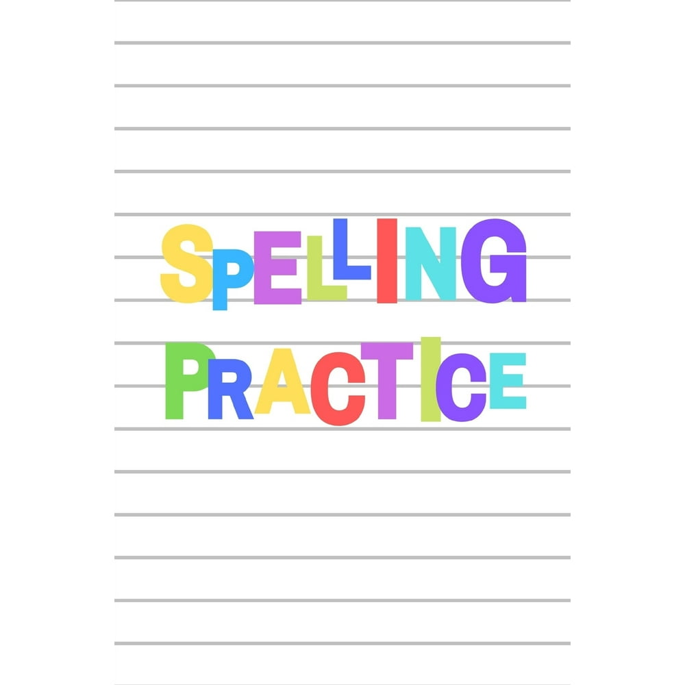 Spelling Practice Awesome Notebook / Journal for help with school