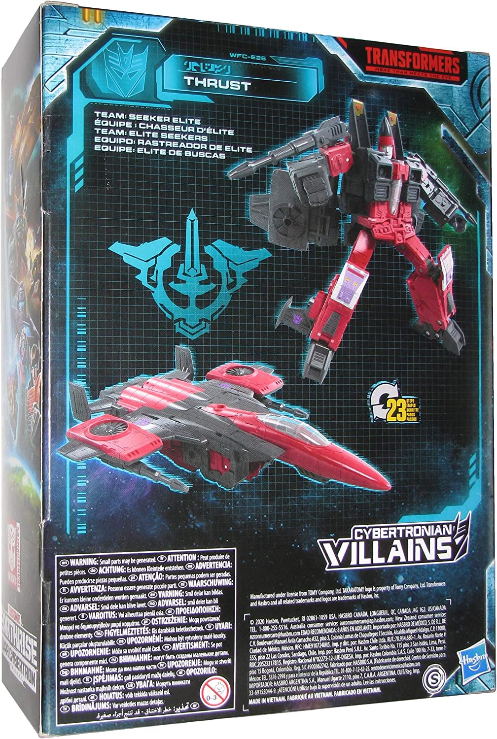 Transformers War for Cybertron: Earthrise WFC-E26 Thrust 7” Action Figure, 8+