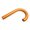 Wood Brown, variant on amagogo Umbrella J Handle Creative 10mm Easy to Install Stick Umbrella J Hook Handle PP Black