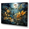 thumbnail image 2 of Designart "Moonlit Fantasy Among Jungle Plants I" Plants Canvas Wall Art, 2 of 7