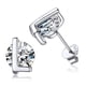 thumbnail image 1 of Pendientes de Botón Inicial de Plata Esterlina PROSTEEL Pendientes de Letra L de Circonita Cúbica Regalo de Cumpleaños de Navidad, 1 of 8