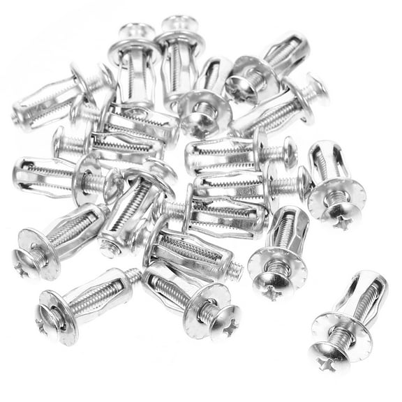 CIMAXIC 20Sets Hollow Door Anchor Expansion Nut with Screw for Secure Fixing