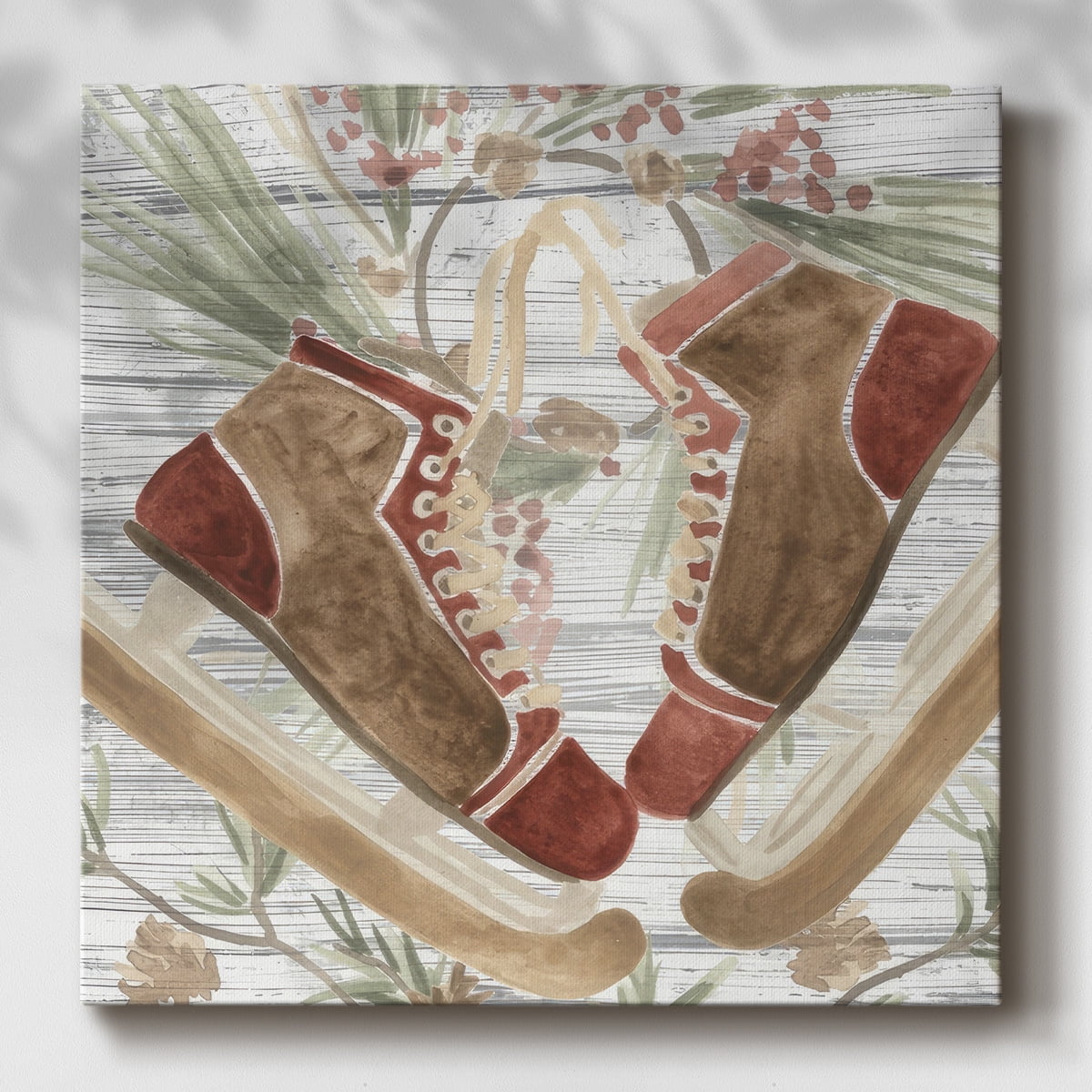 Pinecone Lodge I- Gallery Wrapped Canvas