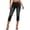 Black, variant on Capri Jeans for Women Trendy Mid Rise Capri Jeans Distressed Raw Hem Casual Summer Straight Leg Denim Capris Pants Relaxed Fit
