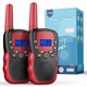 thumbnail image 1 of Walkie Talkies Selieve para niños de 4 a 8 años, 22 canales, rojo y negro, 1 of 6