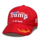 thumbnail image 1 of Gorra de béisbol ajustable con bordado "Trump 2024" y texto "Take America Back", color negro, 1 of 5