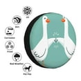 thumbnail image 4 of Haiem Spare Tire Cover , Wheel Cover with Goosebumps printed, Camper Spare Tire Cover Fit for Jeep Wrangler Rv SUV Truck Travel Trailer-17 inch, 4 of 6