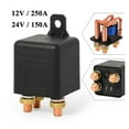 thumbnail image 1 of Car Relay 12V 24V 250A/150A Continuous Type High Power Motor Battery Control Switch Terminal Automotive Starter Relay Socket ,Wide Use, 1 of 6