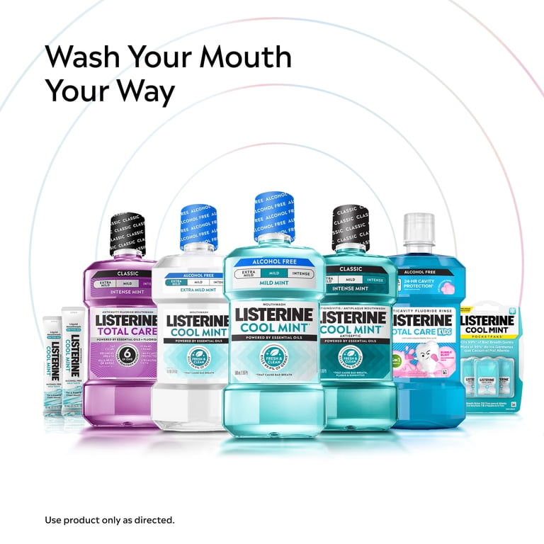 Listerine Cool Mint Antiseptic Mouthwash, 1 Liter photo 8
