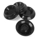 thumbnail image 2 of Almohadilla de piezaza de Taza de Rueda Giratoria de Plástico Negro de 8 Piezas, 2 of 9