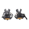 thumbnail image 2 of Bike Pedals Toe Clips Straps Durable Nylon Pedal with Cage for Mountain Road Bikes Exercise Bike Platform Pedals, 2 of 7