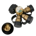 thumbnail image 6 of CPAN 3 Way Propane Splitter with Gauge and Shut-Off Valve 3 Y Propane Gas Splitter, 6 of 10