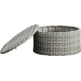 thumbnail image 5 of Elle Decor Vallauris Table Basse d'Extérieur avec Rangement Gris, 5 of 5