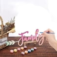 thumbnail image 4 of Family Arrow Wood Wall Decor Laser Cut Wood Sign Wall Art Letter Sign Decorative DIY Wall Sculpture Hanging Unfinished, 4 of 7