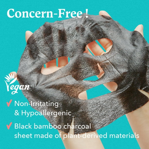 BRING GREEN Bamboo 90% Fresh Mask 10EA| Korean Skin Care & Hydrating Face Masks | Beauty Face Mask Skin Care | Organic & Moisturizing Face Mask Pack