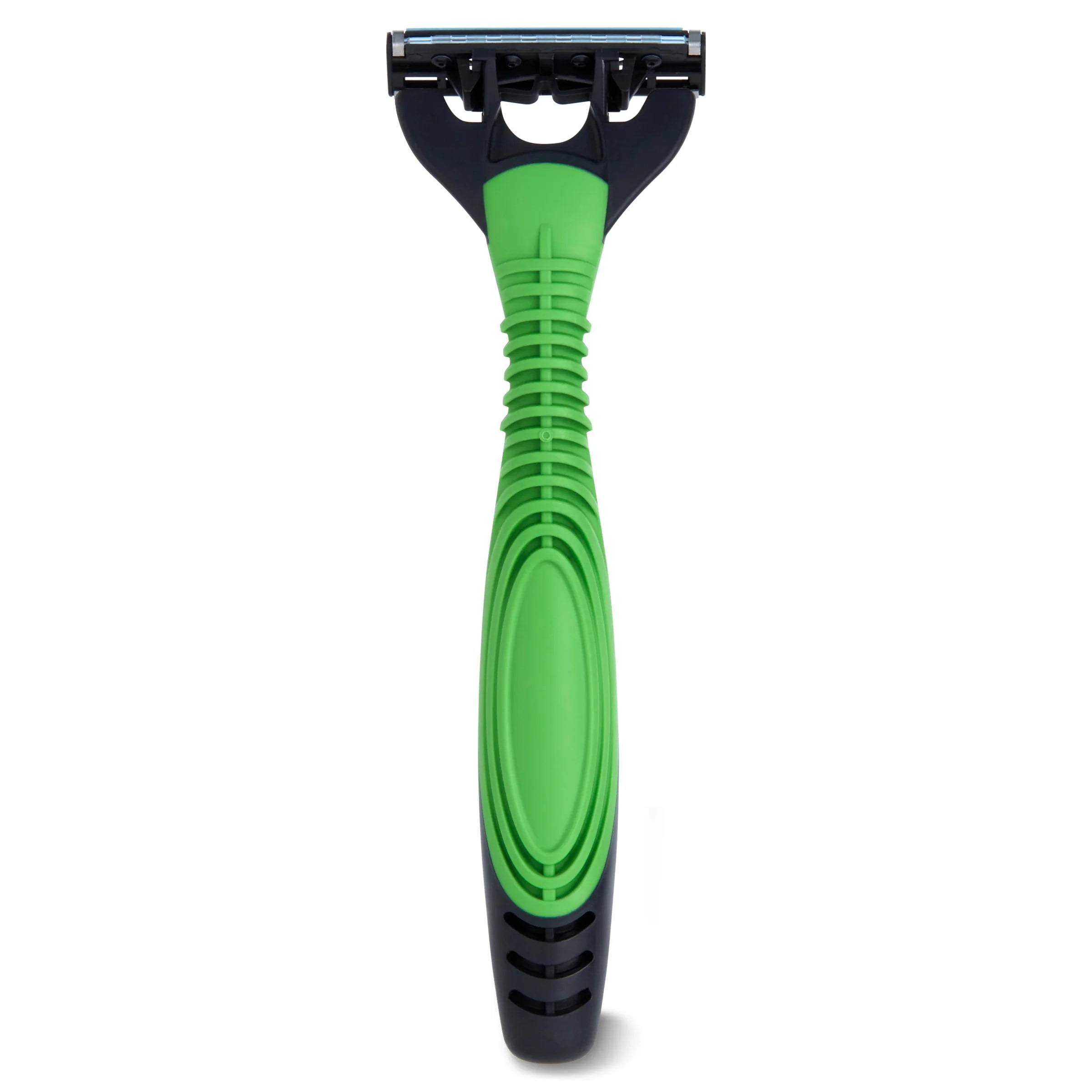 (3 pack) Equate Men's 3-Blade Sensitive Disposable Razors, Green and Black, 8 Count