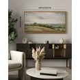 thumbnail image 5 of Drsoum 20x40in Natural Framed Landscape Large Canvas Wall Art Vintage Classical Rural Hill Prints Hallway Bathroom Office Decor, 5 of 6