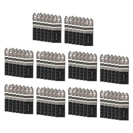 

50Pcs 34mm Bi-Metal Multi Tools Saw Blade Circular Oscillating Blade Multi Tool for Cutting Wood Plastic Metal Kit