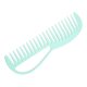 thumbnail image 5 of Peine de dientes anchos para desenredar el cabello, peine para cabello liso, rizado, ondulado y grueso. Verde, 5 of 9