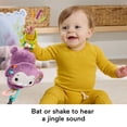 thumbnail image 4 of Fisher-Price Sing & Go Purple Monkey Plush Baby Stroller Sensory Toy for Newborns, 4 of 8