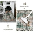 thumbnail image 3 of Small Area Rug 2x3 Machine Washable RugEntryway Rug Vintage Indoor Floor Cover CarpetLightweight Thin Rug for Home Decor, 2' x 3', 3 of 9