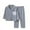 Solid, variant on Odeerbi 3-16 Years Toddler Boys Girls Cotton Pajamas Notched Lapel Long Sleeve Tops Pants Set Soft Loungewear Solid Color Sleepwear Two-piece Pajama Sets Toddler Boys Girls Clothes