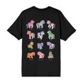 thumbnail image 4 of My Little Pony Logo Character Collage Back Design Black T-Shirt, 4 of 5
