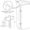 thumbnail image 2 of Cerradura de puerta plegable de metal: cerraduras de seguridad para niños de doble puerta que mantienen a los niños pequeños, gatos y perros fuera de los armarios, gabinetes y despensa, no es necesar, 2 of 5