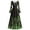 1Green, variant on Xijirk Women Square Neck Long Bell Sleeve A Line Maxi Dress with Flame and Twig Print for Halloween Witch Costume Goth Party Evening Wear