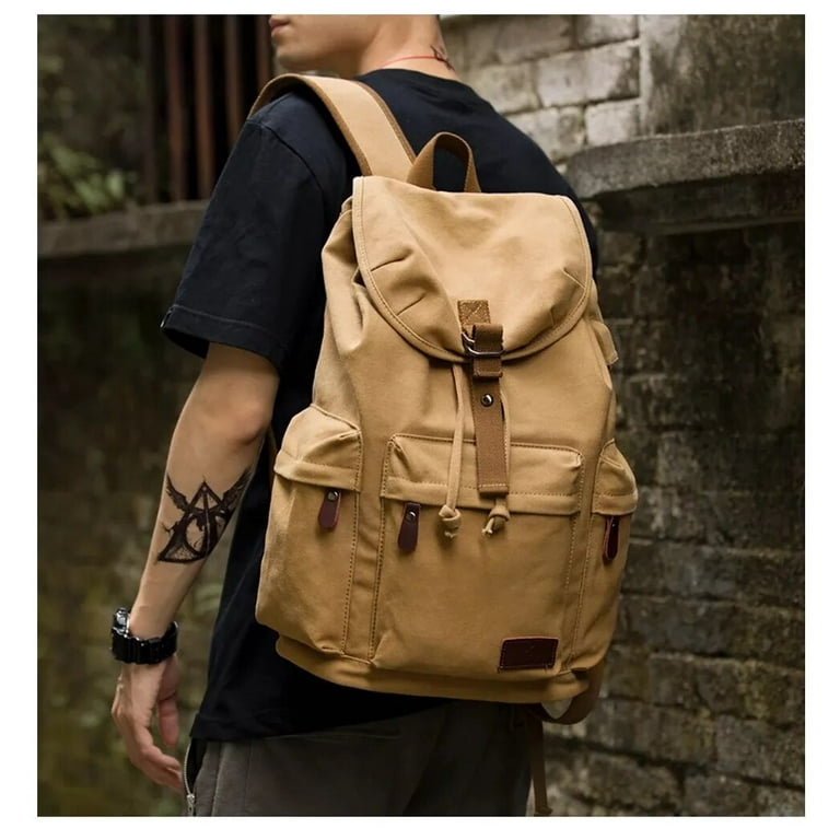 Canvas mens backpack hotsell