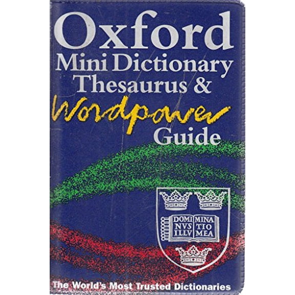 Pre-Owned Oxford Mini Dictionary & Thesaurus, 9780198604471, 0198604475, Paperback, First Edition edition