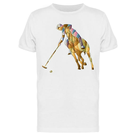Geometrical Polo Game T-Shirt Men -Image by Shutterstock, Male Medium