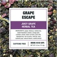 thumbnail image 2 of Tiesta Tea - Grape Escape - Juicy Grape Herbal Tea - Loose Leaf Tea Blend - Non Caffeinated Fruit Tea - Make Hot or Iced Tea Up to 50 Cups - 4 oz Refillable Tin, 2 of 9
