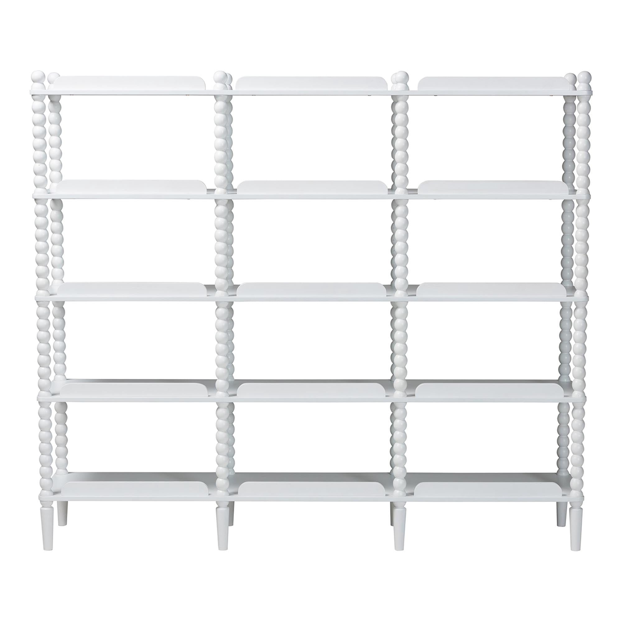 Baxton Studio Lucera Farmhouse Display shelf, 72 in., White