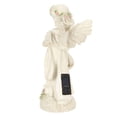 thumbnail image 1 of Statue d'Ange Solaire en Résine Sculpture Extérieure avec Veilleuse pour Jardin Cour Pelouse, 1 of 14
