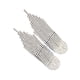 thumbnail image 1 of Minnieouse 1 par de pendientes de borla de candelabro de diamantes de imitación brillantes, cadena larga con purpurina, joyería con forma geométrica, Ropa, zapatos y accesorios Miscelánea plata Minnieouse AP006879-02, 1 of 6