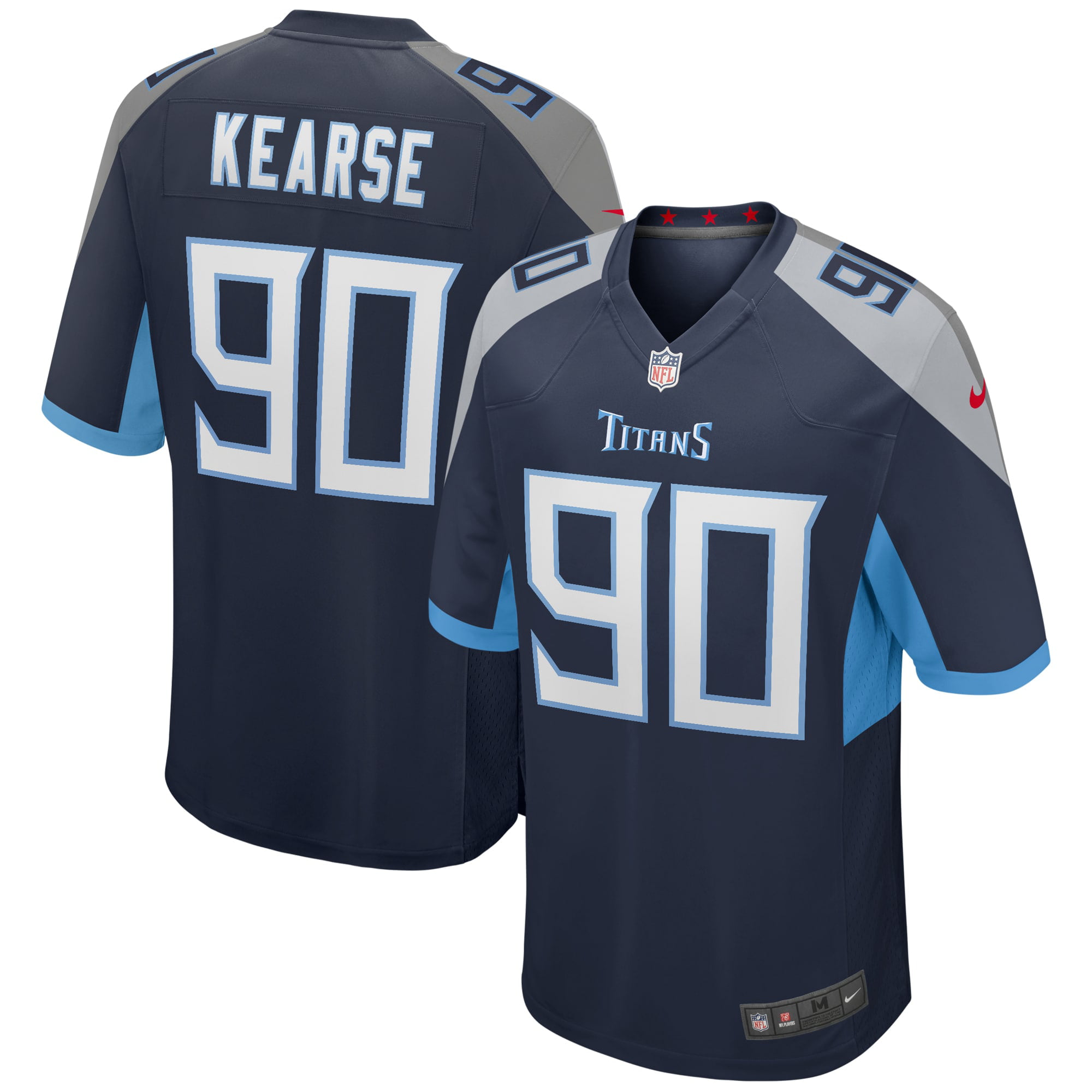Men's Nike Jevon Kearse Navy Tennessee Titans Game Retired Player 