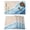 Blue, variant on Navy Blue Waves Coastal Placemats Set of 4 Summer Beach Ocean Seaside Place Mats Indoor Wipeable Table Mats Washable Cloth Dining Table Placemats for Kitchen Holiday Party Home Decor 13x19 Inch