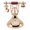 Gold, variant on BIMZUC Vintage Telephone Alarm Clock Unique Elegant Accurate Time Bedside Decoration for Home Cafe Office Tabletop Display Dual Unit 7.5 inches / 19 cm YF020-2