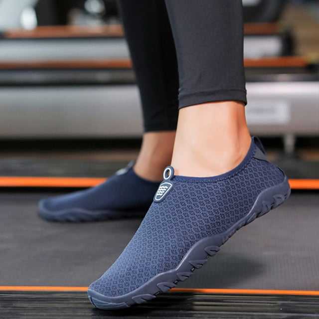 Zapatos Acuaticos Aquashoes Aqua Shoes Transpirable Buceo Sneaker Vadear para Lago Senderismo (37) Azul Oscuro Azul Likrtyny Tenis De Mujer Tenis De Hombre