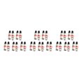 thumbnail image 2 of Thinsony 10pcs/set Secure Connection Audio Plug Ensuring Data Safety For Audio Devices Compatibility Red 3Set, 2 of 6