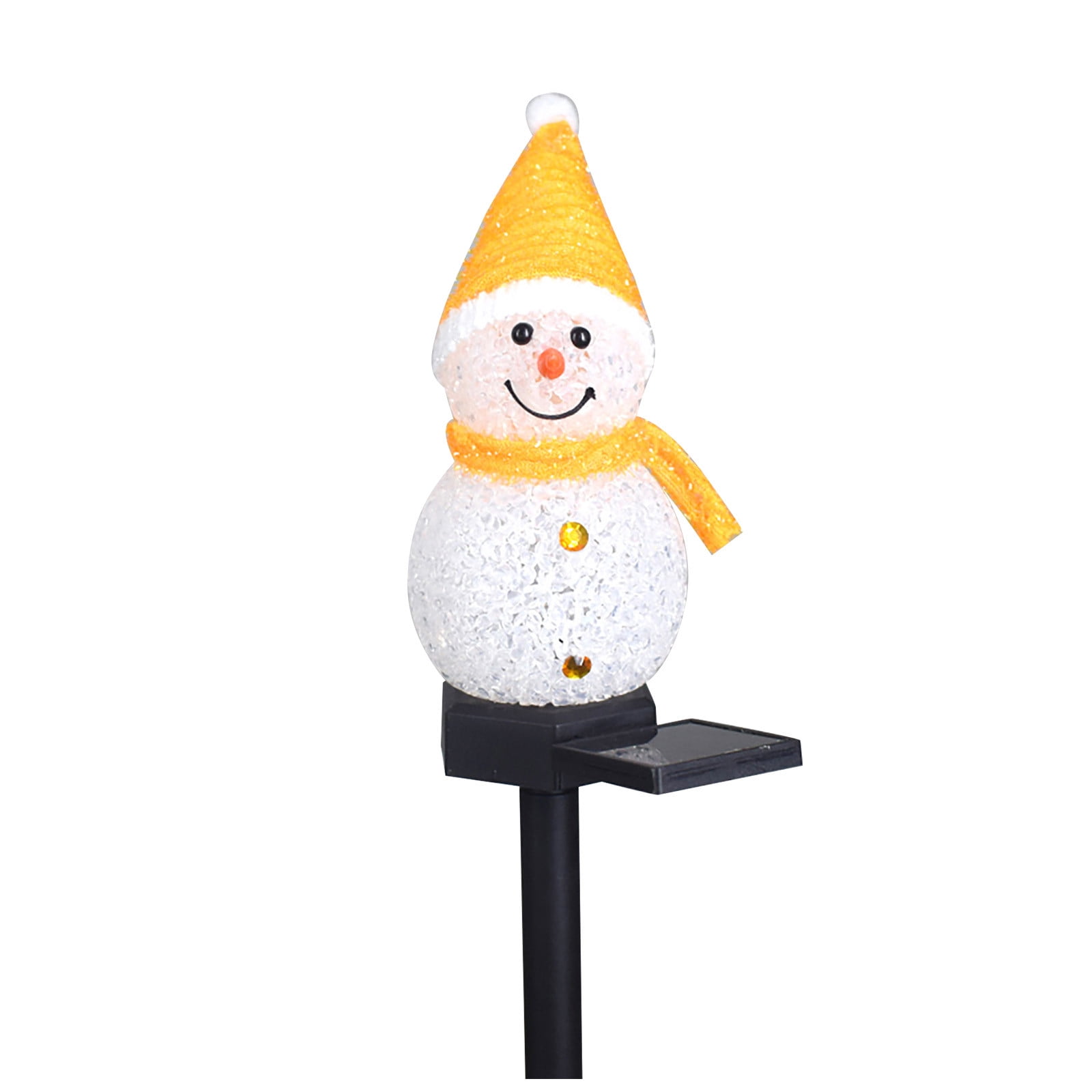 Guvpev Christmas Snowman Decorations Lights With Stakes, Inflatable