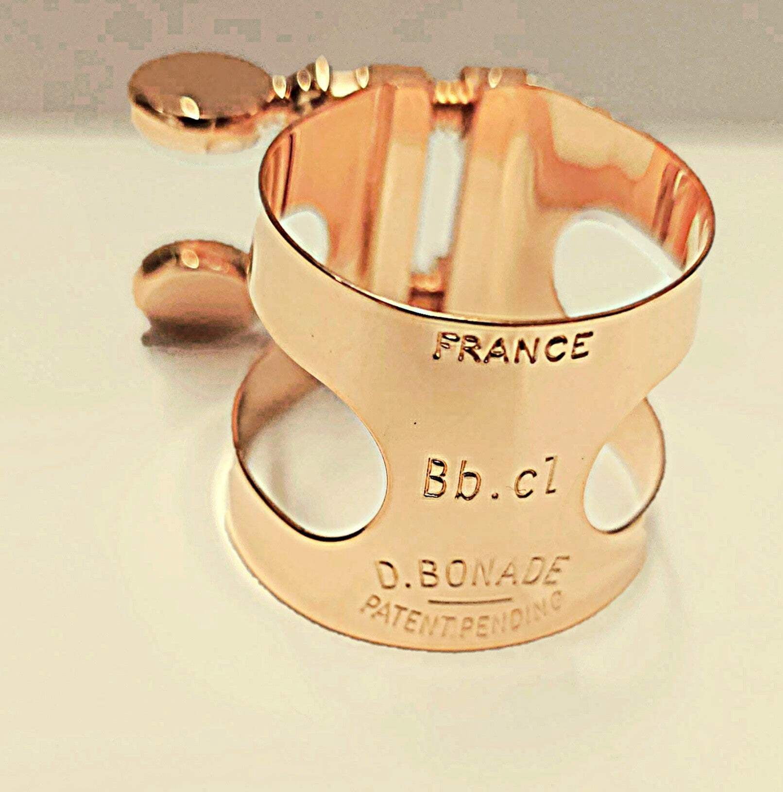 Bonade Bb Clarinet Rose Gold Plated Ligature - 2250POR