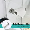 thumbnail image 6 of 5 Pieces Bathroom Hardware Set Stainless Steel Wall Mount Bathroom Accessory Towel Bar Set, 6 of 9