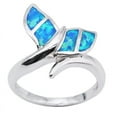 thumbnail image 2 of Mermaid Tail Opal Fashion Women's Ring, 2 of 3