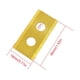 thumbnail image 5 of 30 Cuchillas para Cortacésped Acero Inoxidable para Worx Landroid Lanmower (dorado), 5 of 5