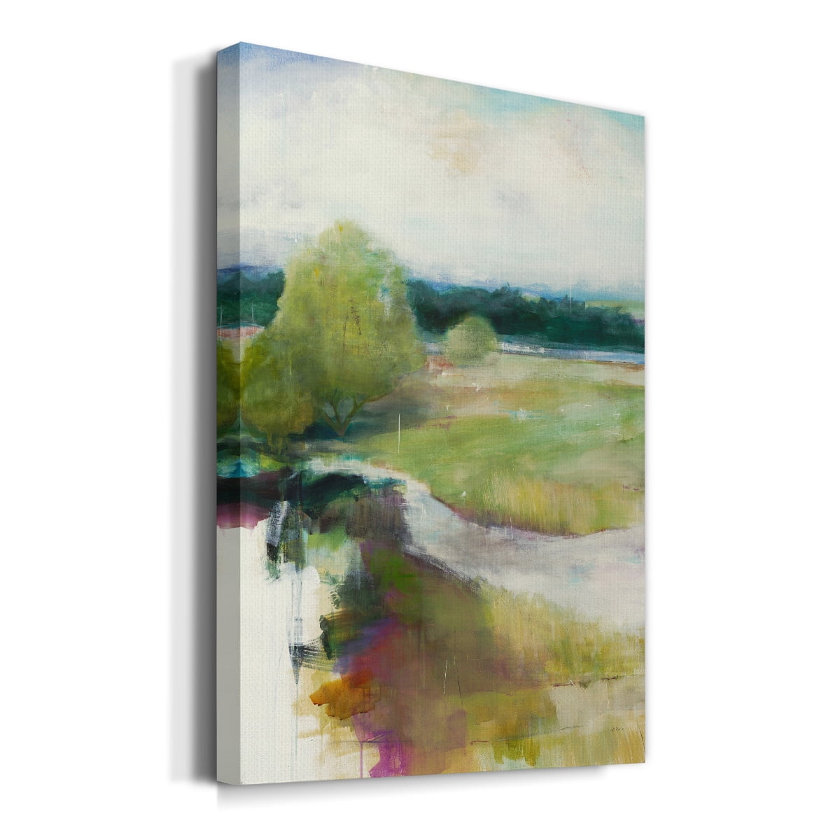 Crossing the Stream Premium Gallery Wrapped Canvas - Ready to Hang