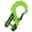 Green, variant on Heavy Duty 25T Zinc Coated Winch Hook with Latches & Detachable Pin for Off-Road Truck Towing