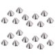 thumbnail image 1 of 200PCS Bullet Cono Spikes Punk Style Bullet Rivets Bullet Spike Beads DIY Spacer Beads, 1 of 6